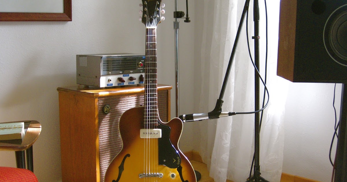 New Favorite Old Guitar: 1962 Guild M-65 3/4 - Origami Night Lamp